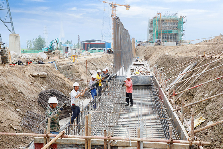 全縣重點項目建設(shè)現(xiàn)場